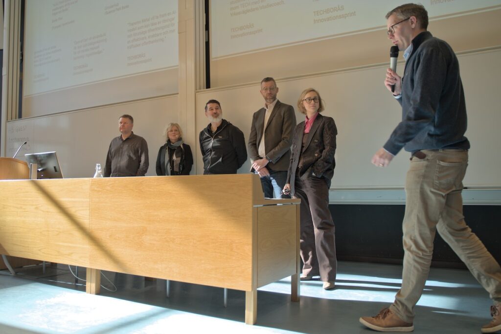 Panelsamtal i slutet av inspirationsdagen