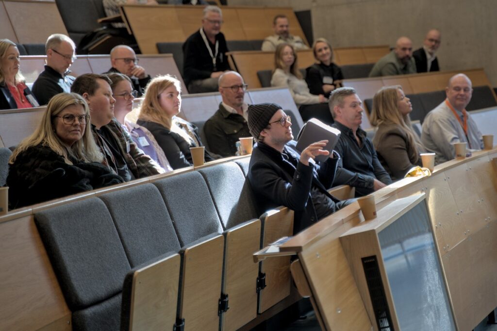 Publik på event