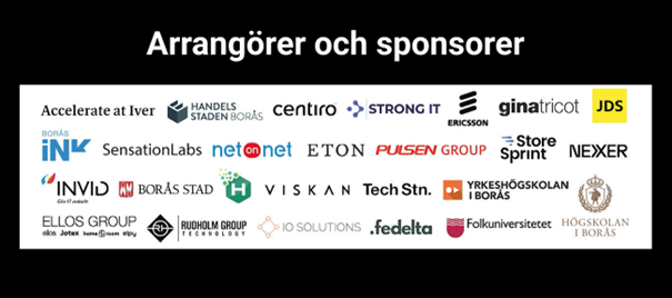 Logotyper från hackathon-sponsorer